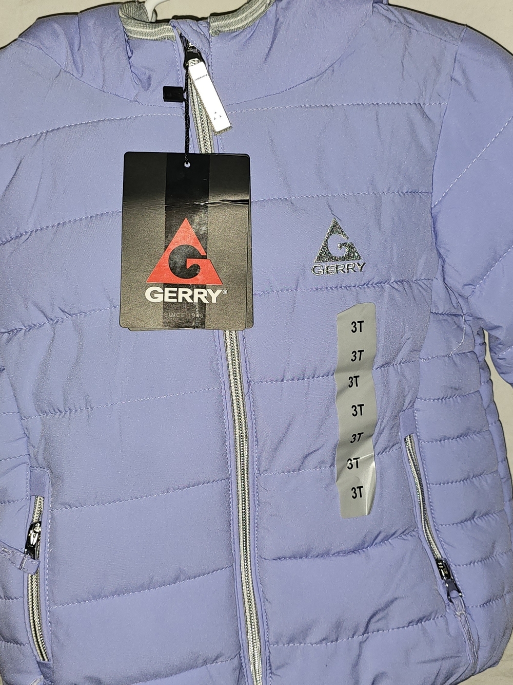 Gerry Weber Girls' Lavender Puffer Jacket - 3T